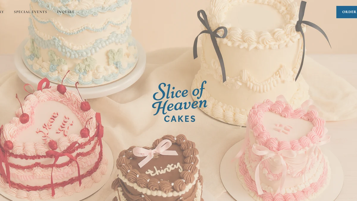 Slice of Heaven Cakes custom vintage cakes
